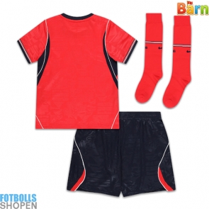 Billiga England Bortatröja Barn VM 2026 Kortärmad (+ Korta byxor)